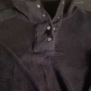 Ralph Lauren Dark Sweater with Button Detail
